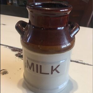 Ceramic milk jug farmhouse kitchen or dining home decor